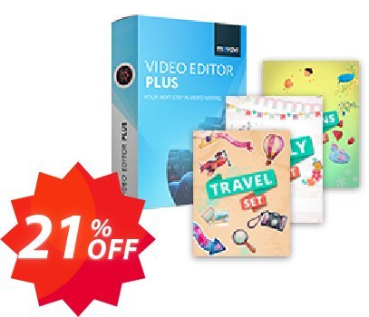 Bundle: Movavi Video Editor Plus + Effects Coupon code 21% discount 
