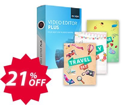 Bundle: Movavi Video Editor Plus + Effects Coupon code 21% discount 