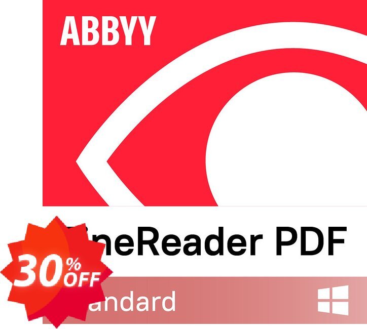 ABBYY FineReader PDF 16 Standard Coupon code 30% discount 