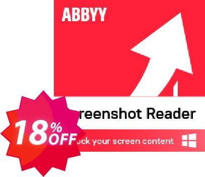 ABBYY Screenshot Reader Coupon code 18% discount 