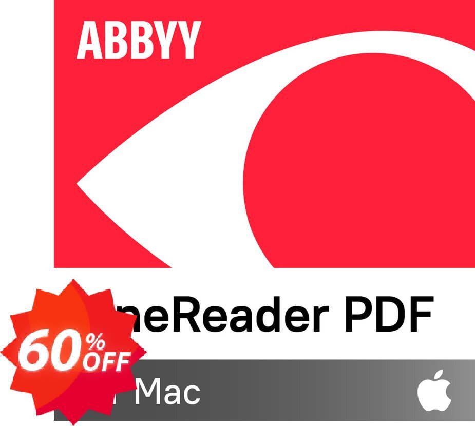 ABBYY FineReader PDF for MAC Coupon code 60% discount 