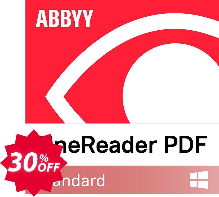 ABBYY FineReader Standard Upgrade Coupon code 30% discount 