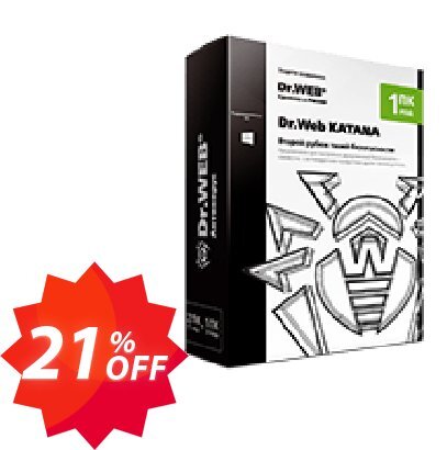 Dr.Web KATANA, 2 Year Plan  Coupon code 21% discount 