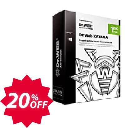 Dr.Web KATANA, 3 Years Plan  Coupon code 20% discount 