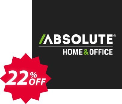 Absolute Home and Office - Standard Coupon code 22% discount 