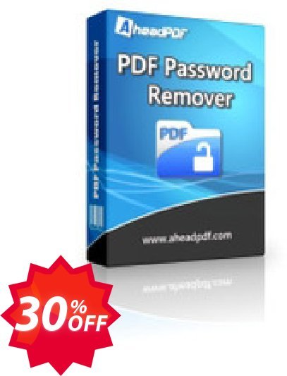 Ahead PDF Password Remover Coupon code 30% discount 