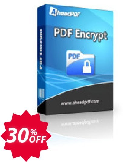 Ahead PDF Encrypt Coupon code 30% discount 