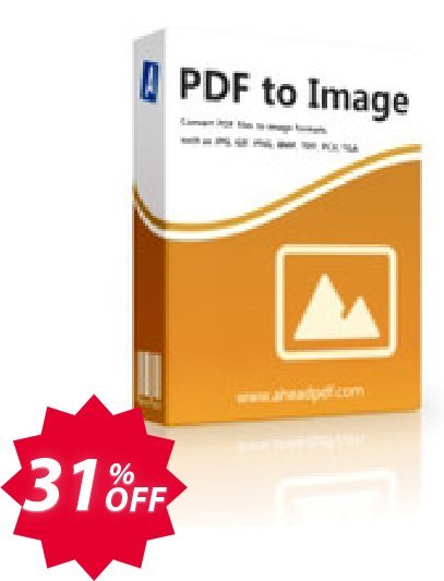 Ahead PDF to Image Converter - Multi-User Plan, 5 Users  Coupon code 31% discount 