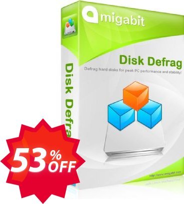 Amigabit Disk Defrag Coupon code 53% discount 