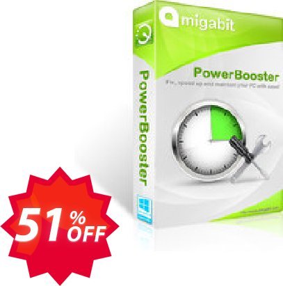 Amigabit PowerBooster, 3 PCs  Coupon code 51% discount 