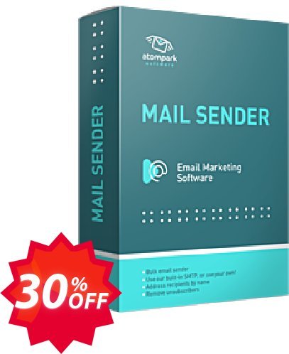 Atomic Mail Sender Coupon code 30% discount 