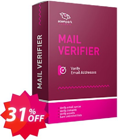 Atomic Mail Verifier Coupon code 31% discount 