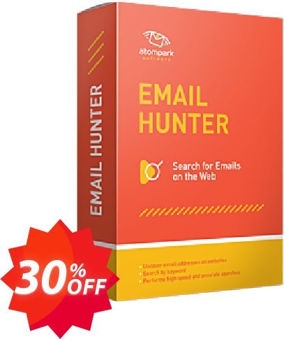 Atomic Email Hunter Coupon code 30% discount 