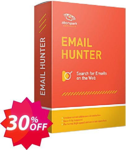 Atomic Email Hunter Coupon code 30% discount 