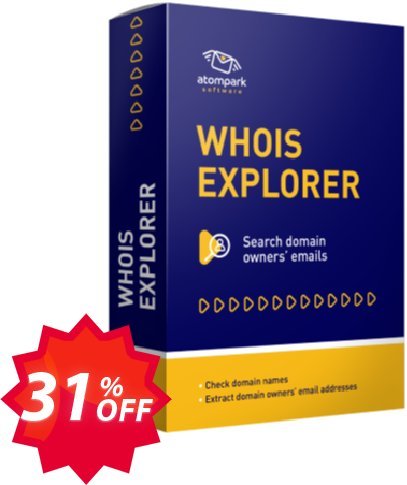 Atomic Whois Explorer Coupon code 31% discount 