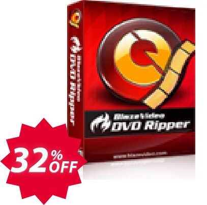 BlazeVideo DVD Ripper Coupon code 32% discount 