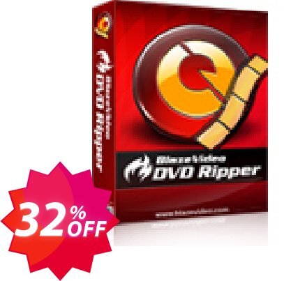 BlazeVideo DVD Ripper Coupon code 32% discount 