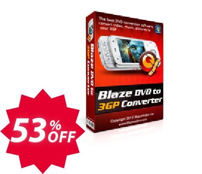 BlazeVideo DVD to 3GP Converter Coupon code 53% discount 
