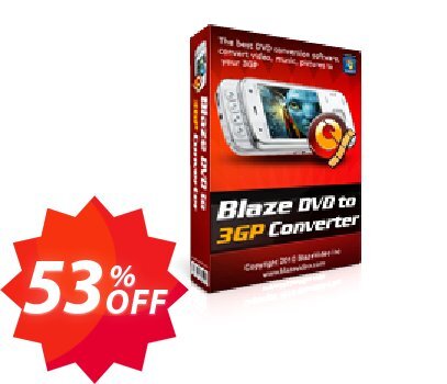 BlazeVideo DVD to 3GP Converter Coupon code 53% discount 