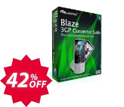 BlazeVideo 3GP Converter Suite Coupon code 42% discount 