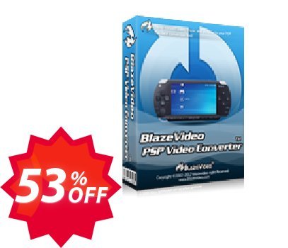 BlazeVideo PSP Video Converter Coupon code 53% discount 