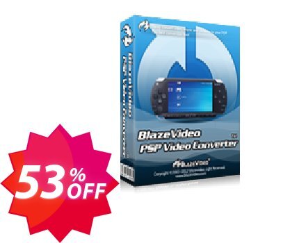 BlazeVideo PSP Video Converter Coupon code 53% discount 