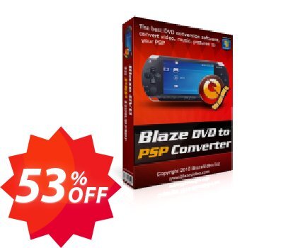 BlazeVideo DVD to PSP Converter Coupon code 53% discount 