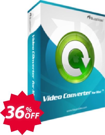 BlazeVideo Video Converter for MAC Coupon code 36% discount 
