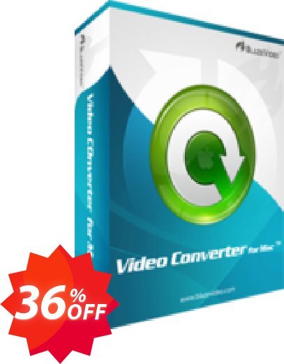 BlazeVideo Video Converter for MAC Coupon code 36% discount 