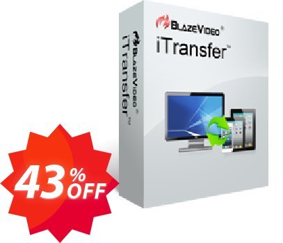 BlazeVideo iTransfer Coupon code 43% discount 