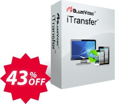 BlazeVideo iTransfer Coupon code 43% discount 