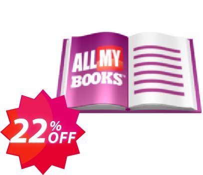 All My Books Coupon code 22% discount 