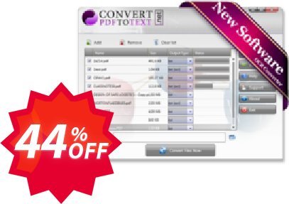 Convert PDF to Text Coupon code 44% discount 