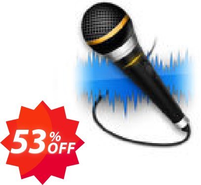 Free Sound Recorder Premium Supporter Registration Coupon code 53% discount 