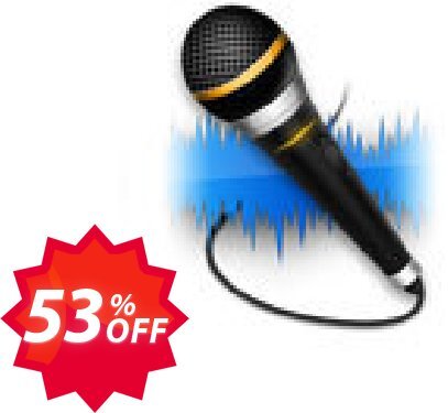 Free Sound Recorder Premium Supporter Registration Coupon code 53% discount 