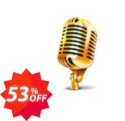 Audio Recorder for Free Premium Supporter Registration Coupon code 53% discount 