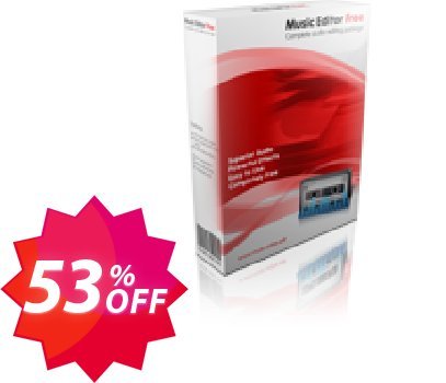 Music Editor Free Coupon code 53% discount 
