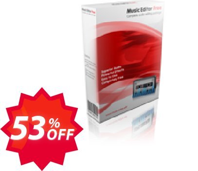 Music Editor Free Coupon code 53% discount 