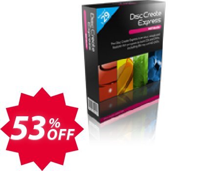 Disc Create Express Coupon code 53% discount 