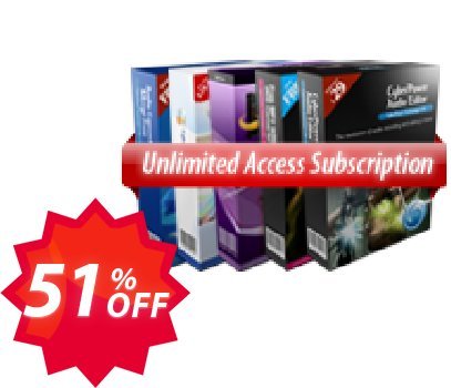 CyberPower Unlimited access subscription Coupon code 51% discount 