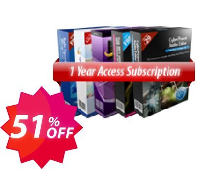 CyberPower Yearly access subscription Coupon code 51% discount 