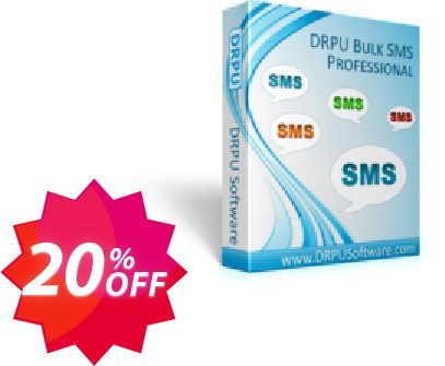 DRPU Bulk SMS Software for WINDOWS based mobile phones Coupon code 20% discount 