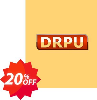 DRPU Business Card Maker Software Coupon code 20% discount 