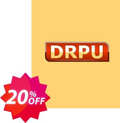 DRPU Greeting Card Maker Software Coupon code 20% discount 
