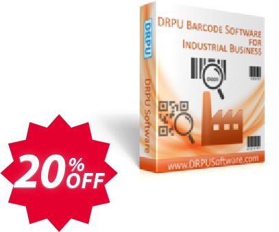DRPU Industrial Manufacturing and Warehousing Barcode Generator Coupon code 20% discount 