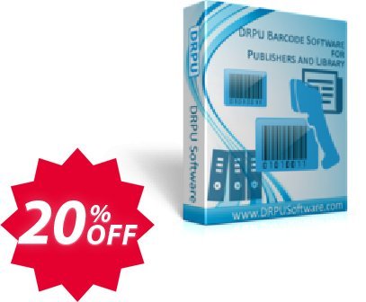 DRPU Publisher and Library Barcode Label Creator Software Coupon code 20% discount 