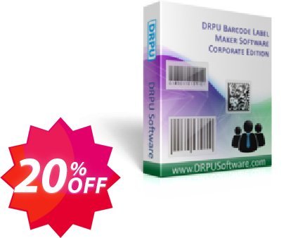 DRPU Barcode Maker software - Corporate Edition Coupon code 20% discount 