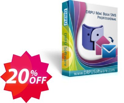 DRPU MAC Bulk SMS Software - Professional Edition Coupon code 20% discount 