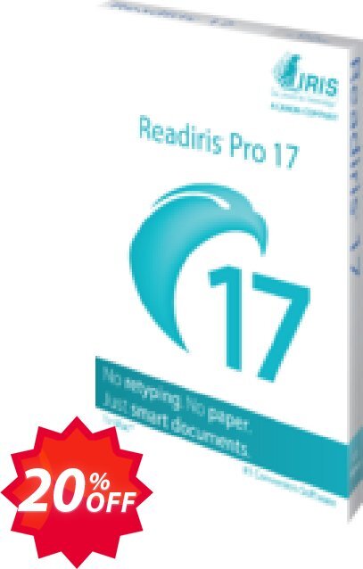 Readiris Pro 17 for MAC Coupon code 20% discount 