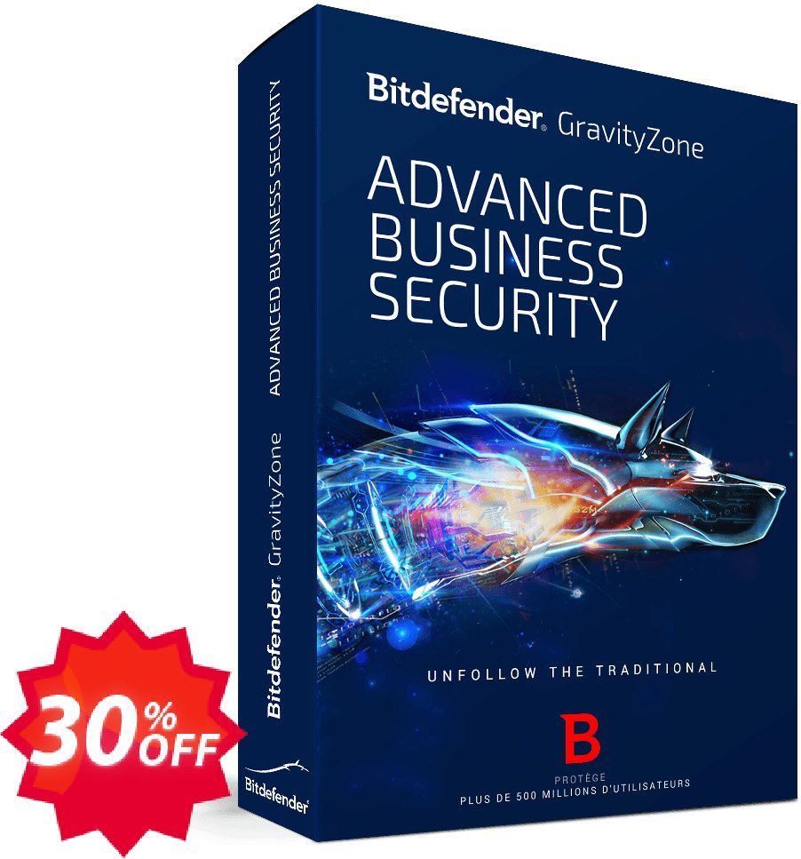 Bitdefender GravityZone Advanced Business Security Coupon code 30% discount 